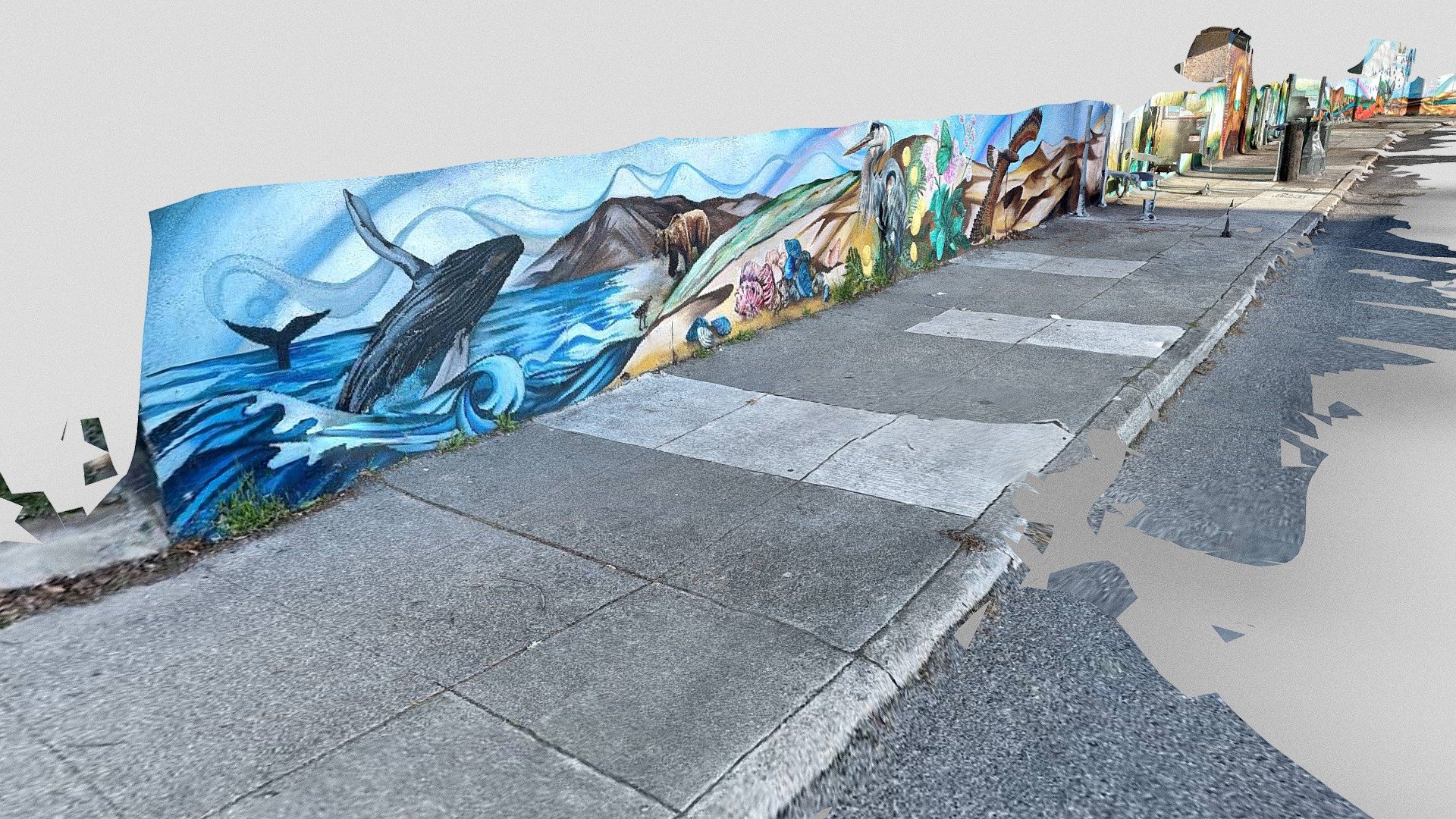 Day 37: Laguna Honda Hospital Mural - 1scanaday