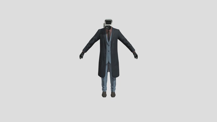 Lucky Cameraman 3D Model
