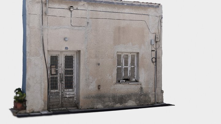 10240515 Small Worn Out Building 3D Model