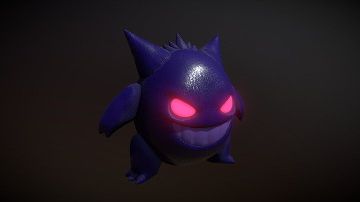 Gengar 3D Model