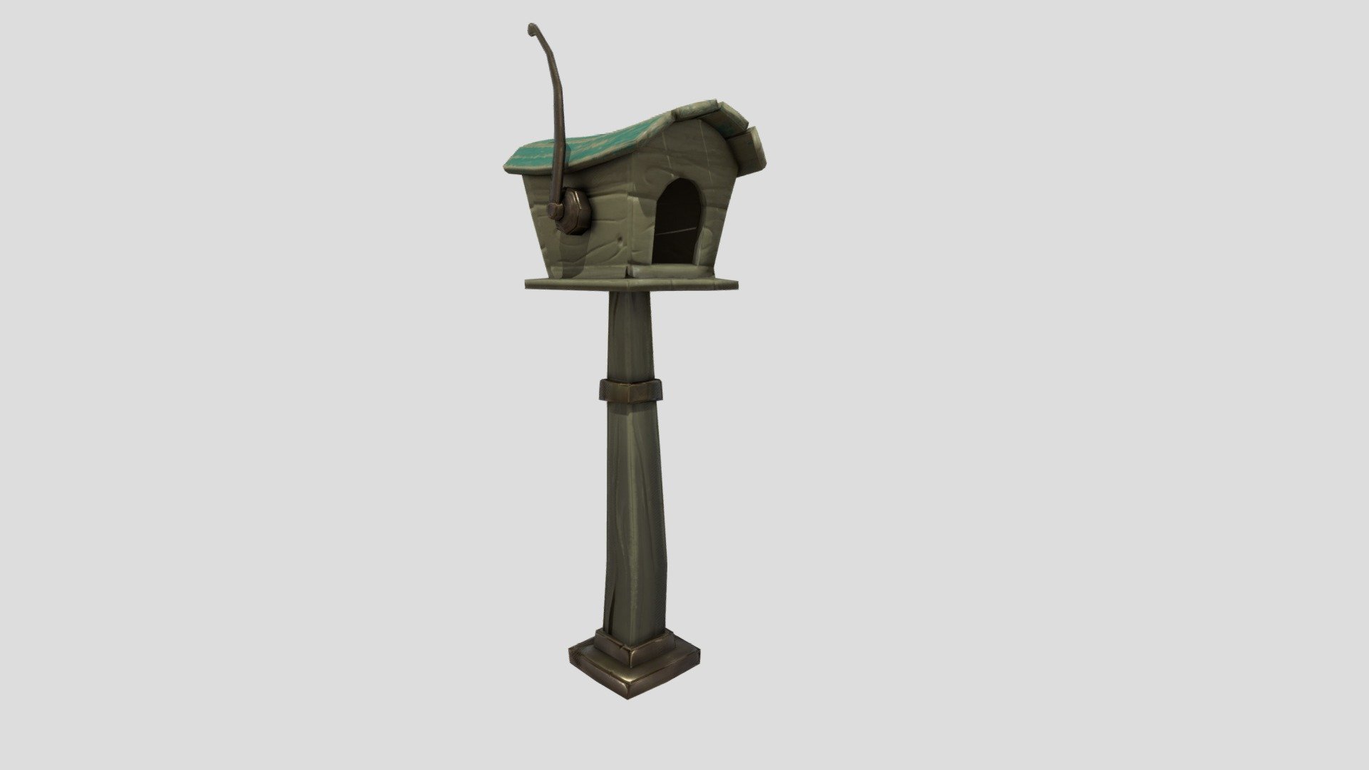 Mailbox Genshin Impact Fanart 3D model by