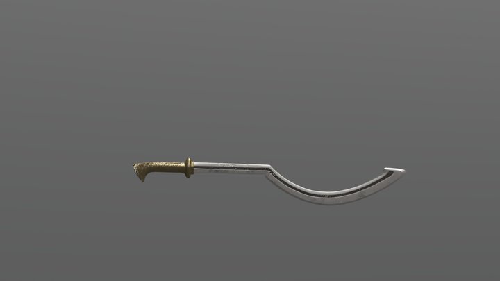 Egyptian Khopesh 3D Model