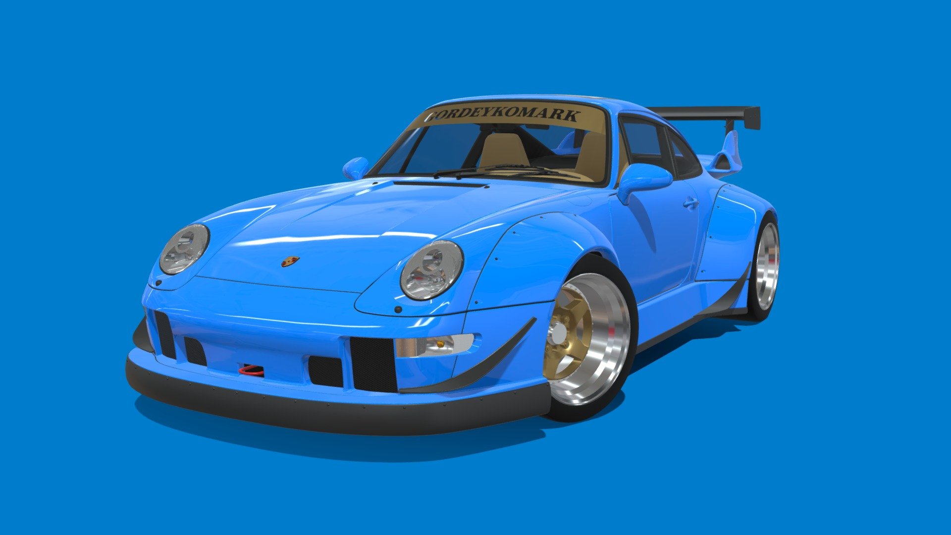 【売り切り御免！】 (993) RWB 911 Porsche FREE] - by model 3D Free Download その他