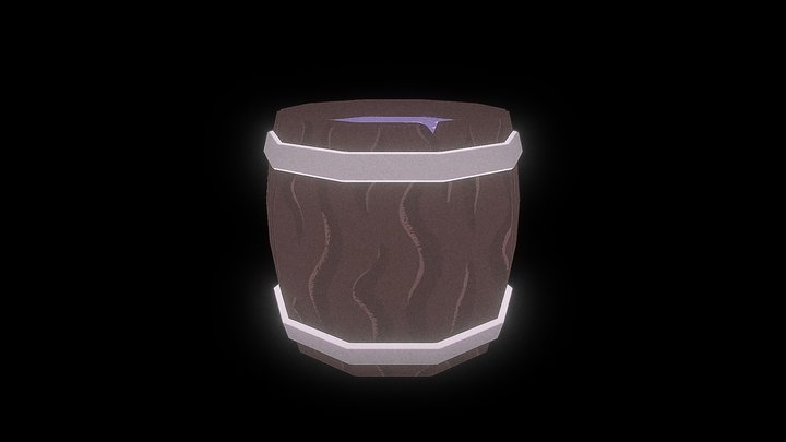 Potion Barrel 3D Model
