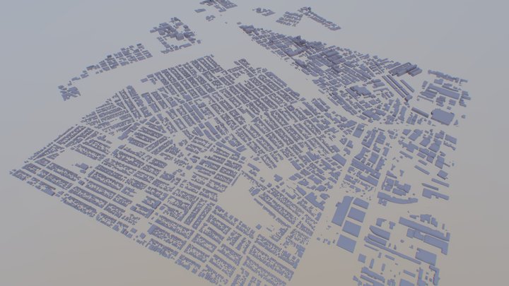 Downtown Los Angeles – Kostenloses 3D-Modell STL