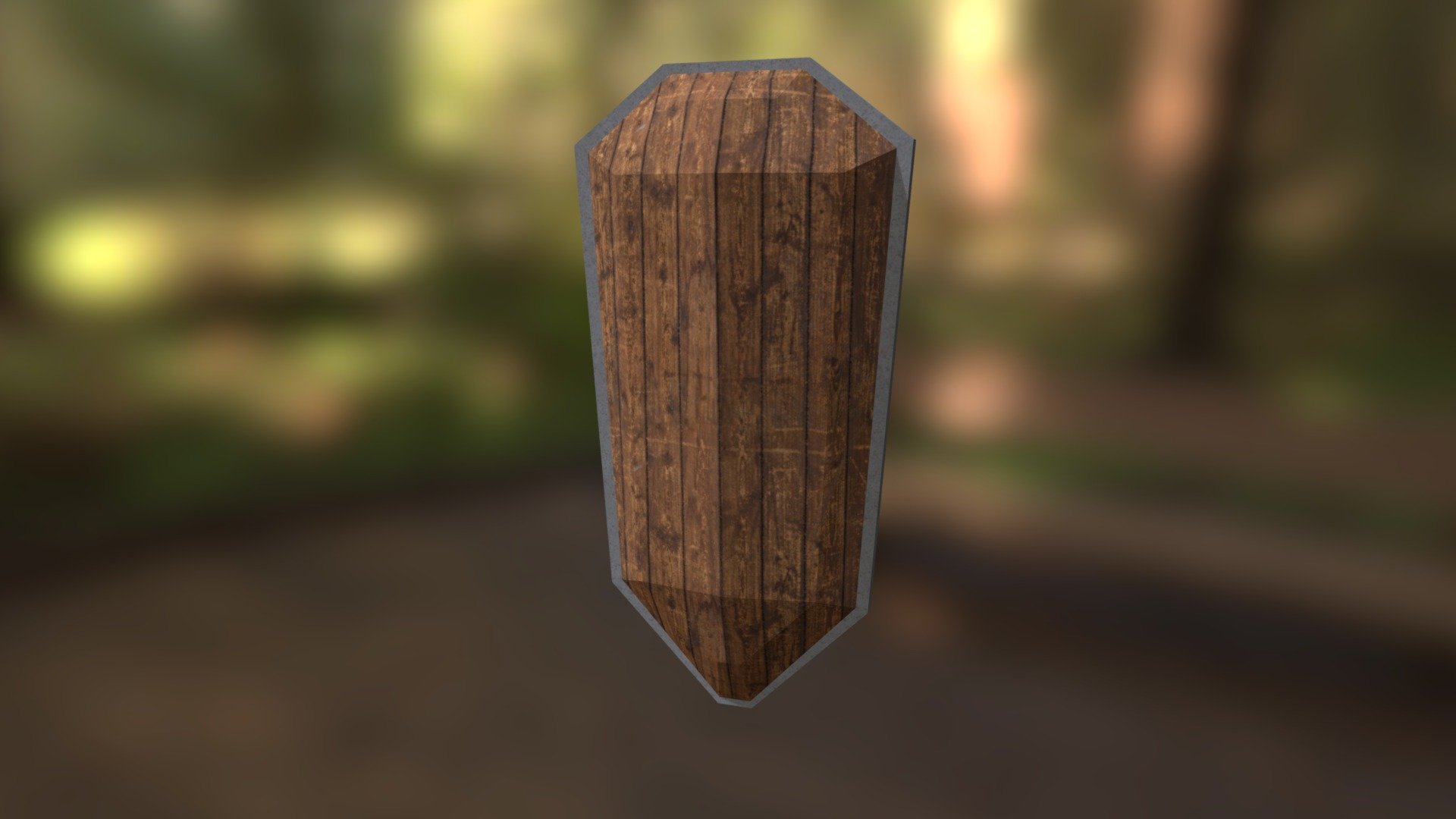 Wooden Tower Shield