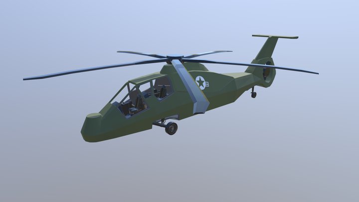 Helicopter WIP 3D Model