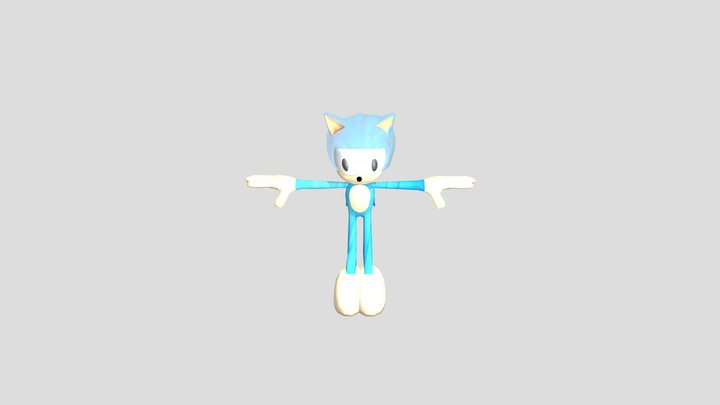 Sonic-base-rigged 3D Model