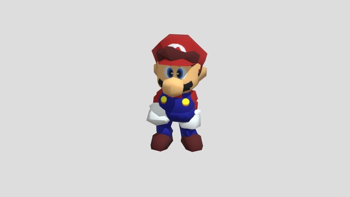 Mario 64 Dancing 3D Model