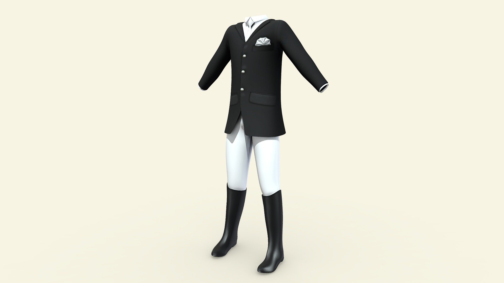 Men's Horse Riding Outfit - Buy Royalty Free 3D model by 3dia (@3dia)  [5235a39]