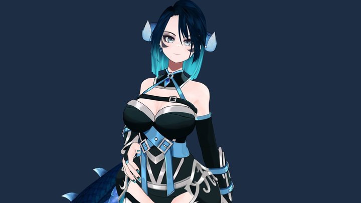 ⋆☽ ϻѳѳɳναɭє ☾⋆ Vtuber 3D Model