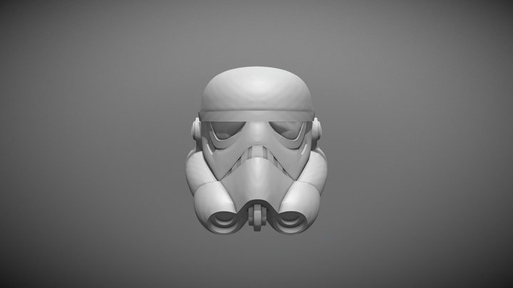 Star Wars Rebels Stormtrooper Helmet. 3D Model