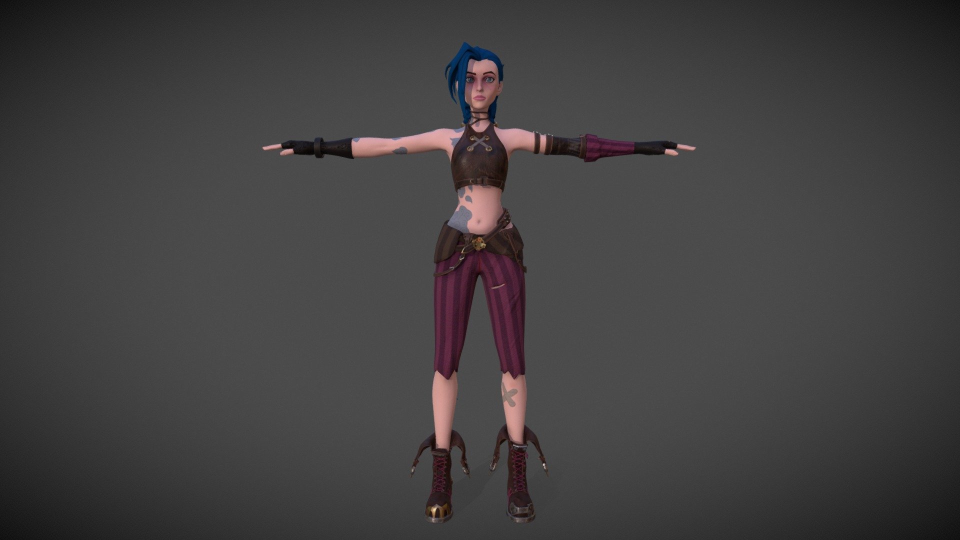 Jinx - Buy Royalty Free 3D model by TheRaffe (@Th3Raffe) [523884c ...