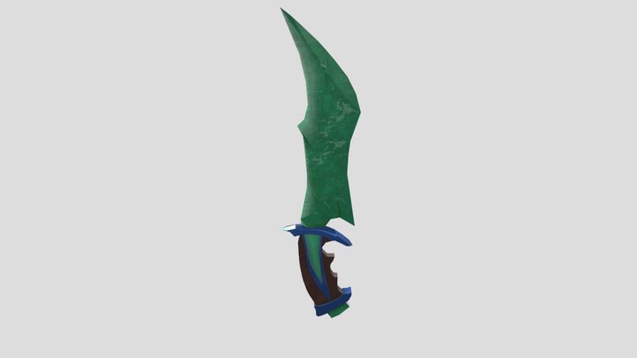 cuchillo de jade 3D Model