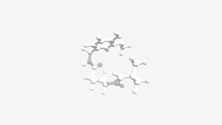 Capsaicin 3D Molecular Model — CAS 404-86-4