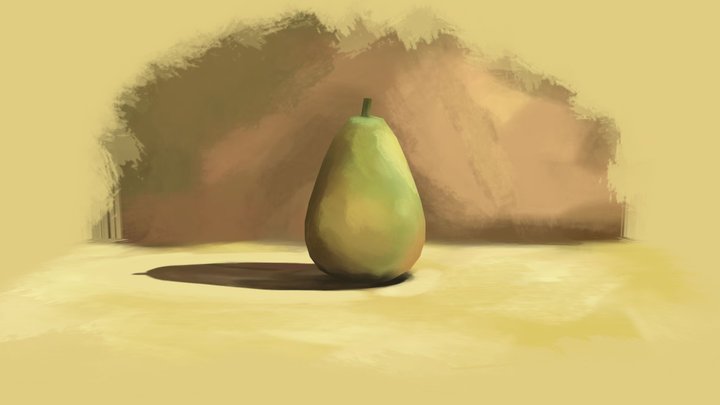 Still life pear 3D Model