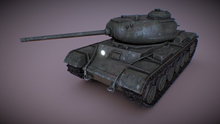 Russian Tank KV-85 3D Model