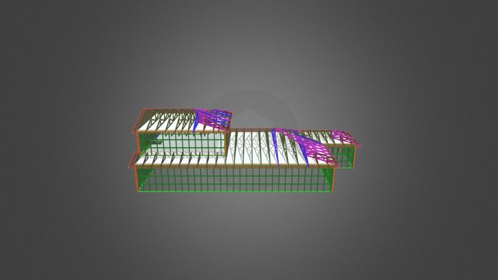 TRUSS DESIGN - 80 LITTLE OWL LOOP -03 3D Model