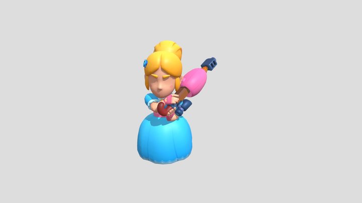 piper_fly_brawl_stars 3D Model