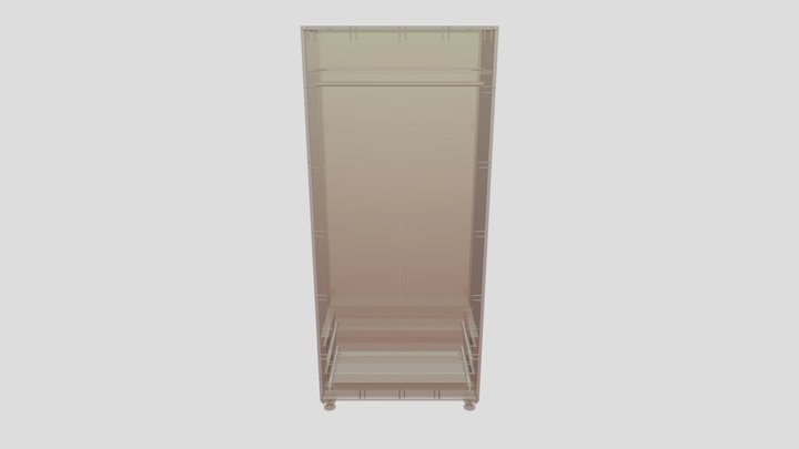 【LemonTA】100cm Cabinet Structure C|立柜C款 – Free 3D Model STL