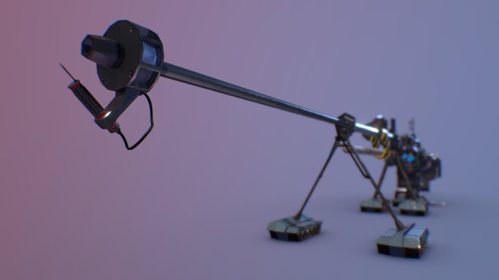 Positron Rifle - Neon Genesis Evangelion 3D Model