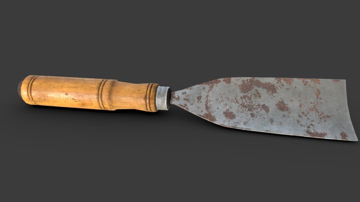 Wood Carving Tool 3D Model