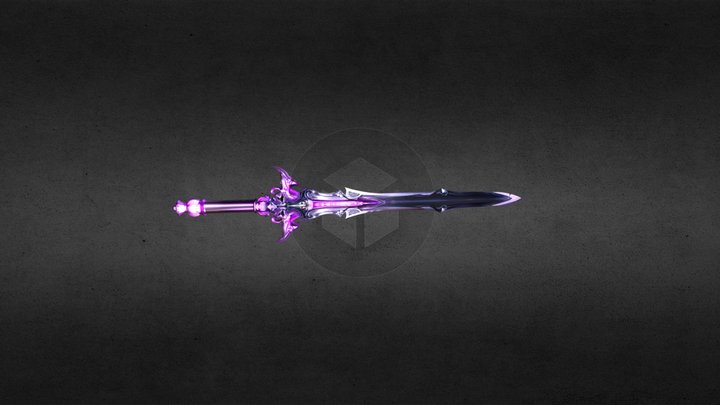 Terceiro Modelo - Dark Sword 3D Model
