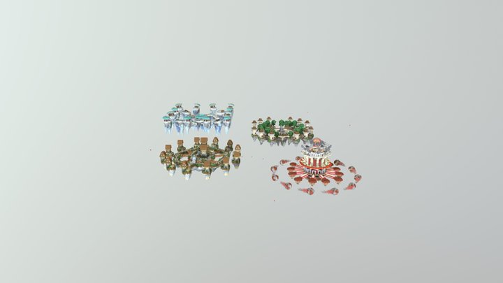 SkyWars Map Pack 2 3D Model