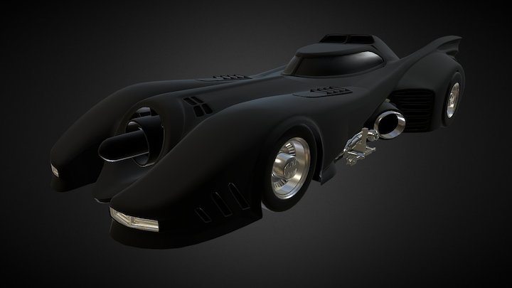 Batmobile Batman Returns 3D Model