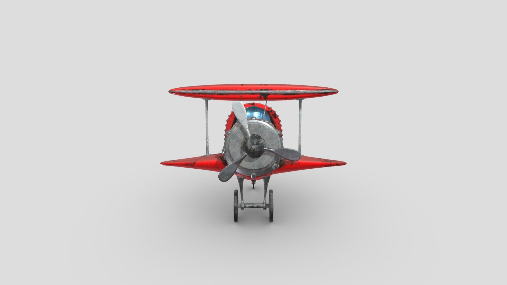 stylised plane model