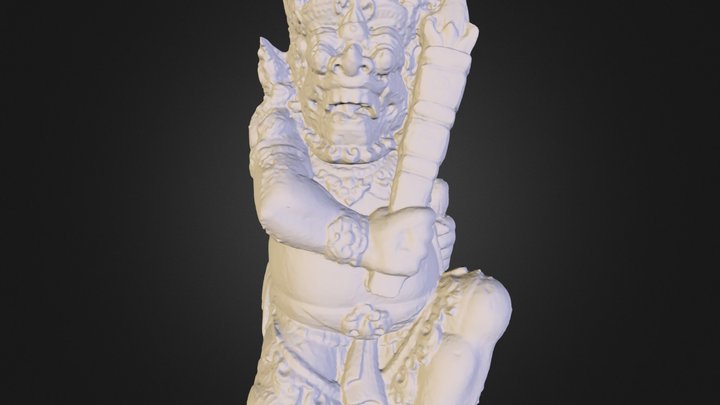 Bali Statue 3D Model