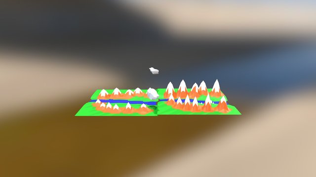 Mountains 3D Model