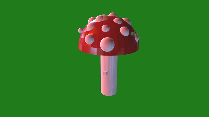 mushroom -gabrieledi giacinto per ic casteldacia 3D Model