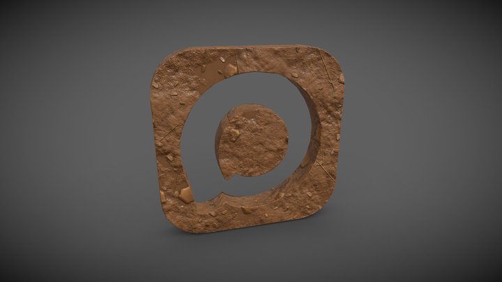 MAX messenger logo – Modello 3D gratuito STL