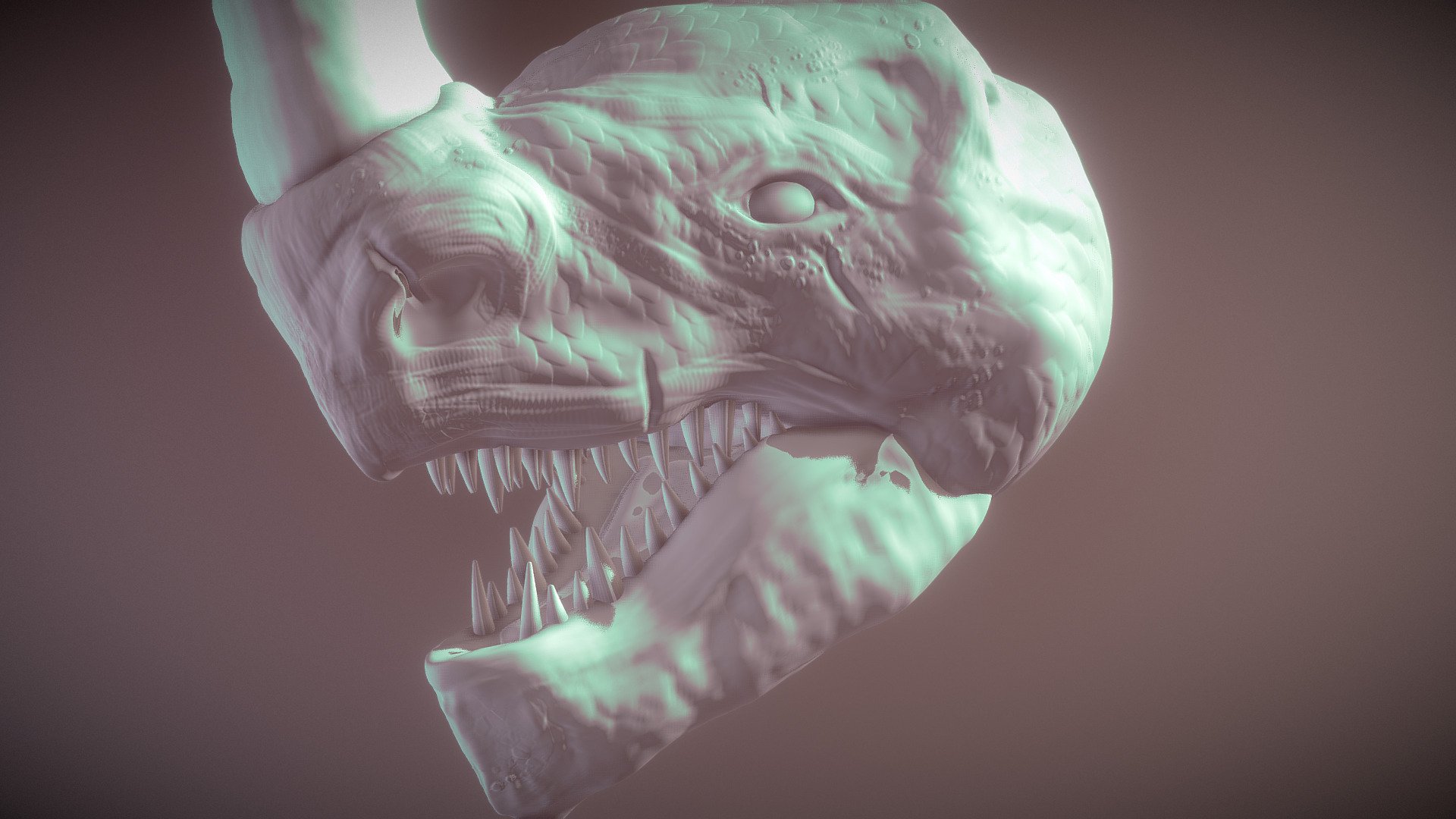 (Another) Dragon Head - 3D model by Francisco Maruli Panggabean ...