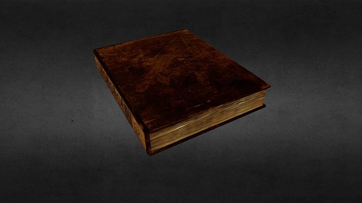 Old Book 3D Model