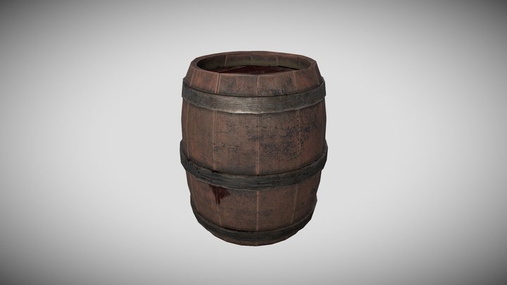 Leaky Barrel 3D Model