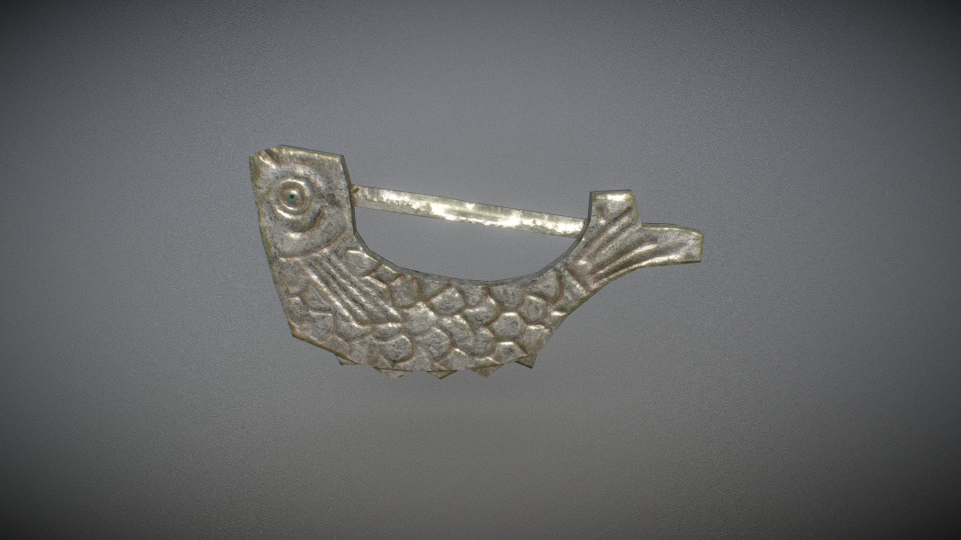 Chinese antique box fish