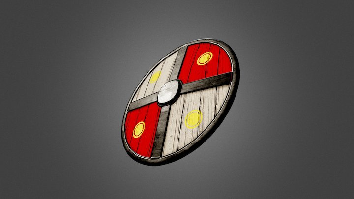 Nordic Shield 3D Model