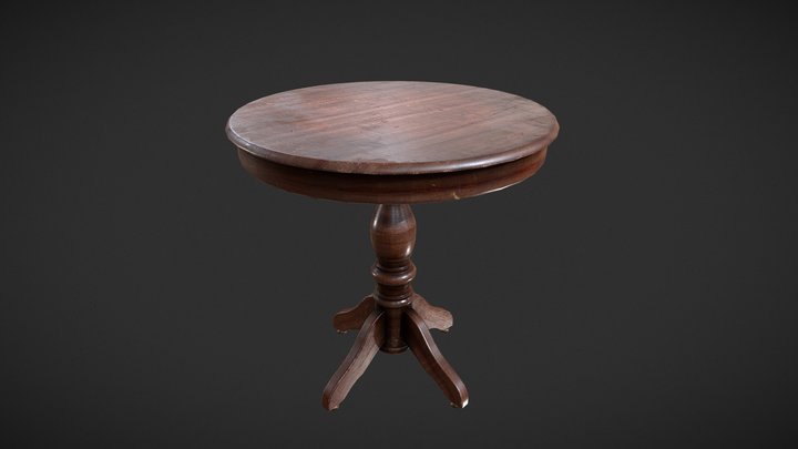 Vintage Table 3D Model
