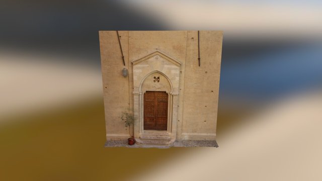 Portale Chiesa di San Siro Sanremo (IM - Italy) 3D Model