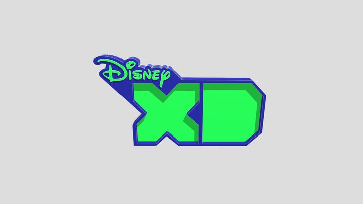 disney-xd-logo 3D Model