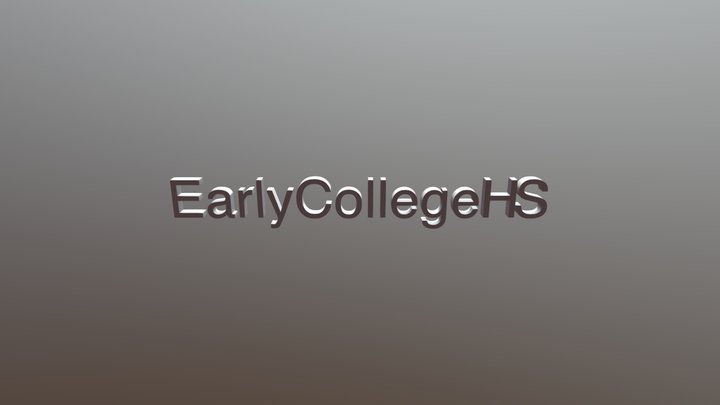 Early College HS 3D Model