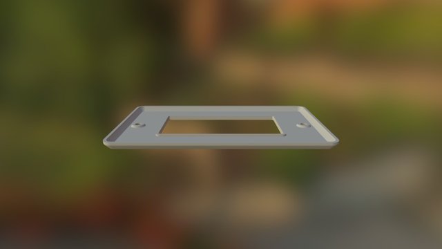 light switch_outlet cover 3D Model