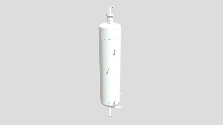 Gas adsorber 3D Model