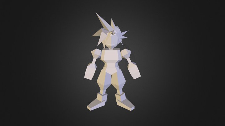 Cloud - Final Fantasy 7  3D Model