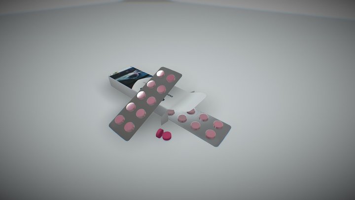 Pills 3D Model