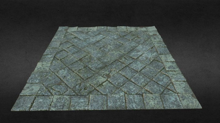 Pavés en pierre 3D Model