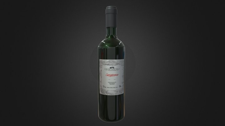 Garrafa de Vinho 2.0 / Bottle of Wine 2.0 3D Model