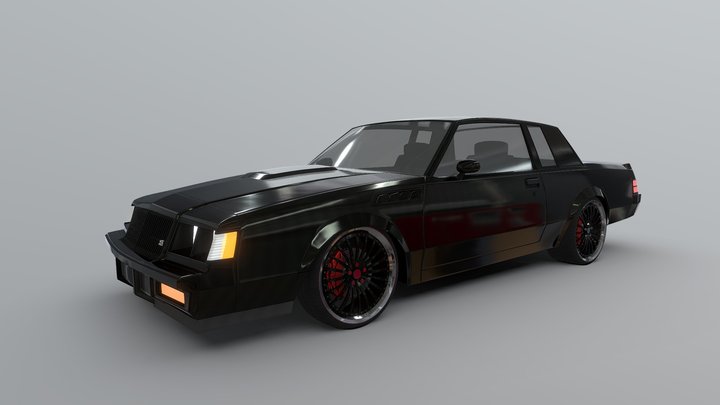 Buick Regal GNX 1987 3D Model